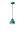Lampe &agrave; suspendre c&eacute;ramique E27 &Oslash; 15 cm H : max. 136 cm Turquoise