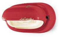Lampe de salle de bain céramique verre E27 24 cm...