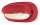 Lampe de salle de bain c&eacute;ramique verre E27 24 cm de large rouge shabby antique