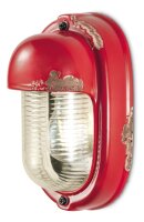 Lampe de salle de bain céramique verre E27 H : 24...