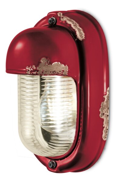 Lampe de salle de bain verre céramique E27 24 cm de haut Maritim