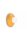 Applique c&eacute;ramique verre rond &Oslash; 25 cm large jaune blanc