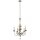 Lustre CANDELA 13 en argent or 5xE14 Lampe