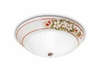 Plafonnier céramique verre E27 rond Ø 32 cm...
