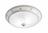 Plafonnier céramique verre E27 rond D : 44 cm 2...