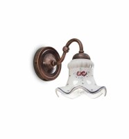 Applique M&eacute;tal C&eacute;ramique E14 H : 17 cm...