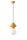 Suspension C&eacute;ramique Verre Jaune Blanc E14 Design R&eacute;tro