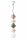 Lampe &agrave; suspendre c&eacute;ramique verre E14 multicolore blanc design r&eacute;tro