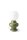 Lampe de table c&eacute;ramique verre 35 cm de haut E14 vert blanc