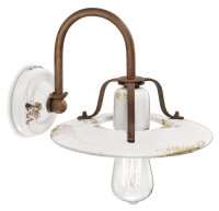 Applique Blanc Métal Céramique E27 L : 25...