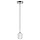 Lampe &agrave; suspendre LED DARINA Nickel &Oslash;11cm Lampe &agrave; suspendre