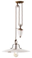 Suspension Blanc Shabby Antique C&eacute;ramique...