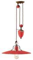 Lampe &agrave; suspendre c&eacute;ramique m&eacute;tal...