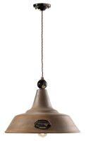 Lampe à suspendre métal E27 ronde D : 45 cm...