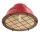 Lampe de plafond c&eacute;ramique &Oslash; 35 cm rouge shabby antique brun rouille