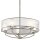 Plafonnier HIRA en &eacute;tain ajustable &Oslash;61cm Lampe