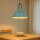 Lampe à suspendre céramique métal E27 D : 40 cm rond