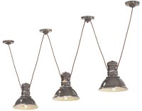 Lampe à suspendre céramique E27 taupe...