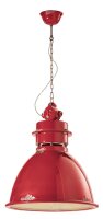 Suspension céramique H : max. 140 cm Rouge shabby...