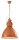 Lampe &agrave; suspendre c&eacute;ramique H : max. 140 cm Orange shabby antique