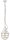 Suspension m&eacute;tal c&eacute;ramique ronde &Oslash; 26 cm H : max. 115 cm