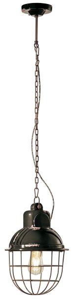 Suspension métal céramique E27 Ø 26 cm H : max. 115 cm