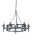 Lustre CAMELOT 7 en argent antique &Oslash;52cm Lampe