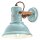 Applique c&eacute;ramique E27 ajustable bleu clair Shabby Industrial