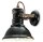 Applique noire shabby L : 25 cm c&eacute;ramique E27 orientable