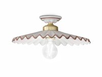 Lampe de plafond métal céramique E27 D : 41...