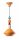 Lampe &agrave; suspendre c&eacute;ramique E27 jaune multicolore design r&eacute;tro