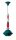 Lampe &agrave; suspendre c&eacute;ramique artisanale &Oslash; 31 cm E27 p&eacute;trole multicolore