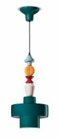 Lampe &agrave; suspendre c&eacute;ramique p&eacute;trole...