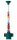 Lampe &agrave; suspendre c&eacute;ramique E27 p&eacute;trole multicolore R&eacute;tro &Oslash; 28 cm