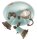 Projecteur m&eacute;tal c&eacute;ramique orientable E14 3 flammes
