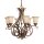 Lustre ANABELL 10 Bronze Lampe &Oslash;114cm