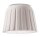 Lampe de plafond c&eacute;ramique E27 ronde &Oslash; 40 cm blanc mat travail manuel