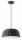Lampe &agrave; suspendre c&eacute;ramique &Oslash; 40 cm H : max. 138 cm Gris fonc&eacute;