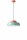 Lampe &agrave; suspendre c&eacute;ramique E27 D : 37 cm rond travail manuel
