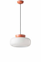 Lampe à suspendre verre céramique E27...
