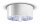 Plafonnier c&eacute;ramique rond &Oslash; 25 cm Blanc Bleu E27 R&eacute;tro