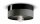 Plafonnier c&eacute;ramique E27 D : 25 cm rond noir r&eacute;tro