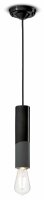 Lampe à suspendre céramique E27 ronde D :...