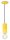 Suspension c&eacute;ramique E27 D : 8 cm Jaune rond ENRICO
