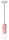 Lampe &agrave; suspendre c&eacute;ramique E27 ronde D : 8 cm Rouge Motif R&eacute;tro