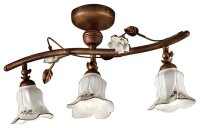 Plafonnier céramique métal E14 orientable 3...