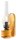 Applique murale artisanale verre H : 33 cm jaune shabby antique E14