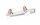 Spot mural métal céramique E14 orientable 2 flammes