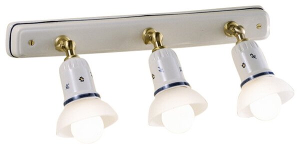 Spot Lampe murale métal céramique E14 orientable Landhaus