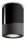 Spot Lampe plafond c&eacute;ramique E14 &Oslash; 8,5 cm apparent noir